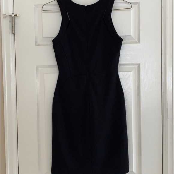 Black Trouve cut out midi dress, sz XS - Picture 4 of 5